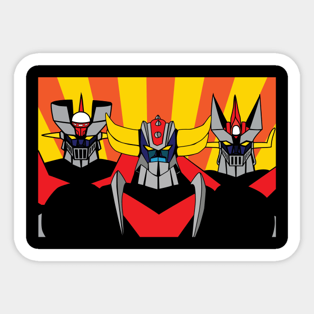 Mazinger Trilogy Sticker by Rodimus76